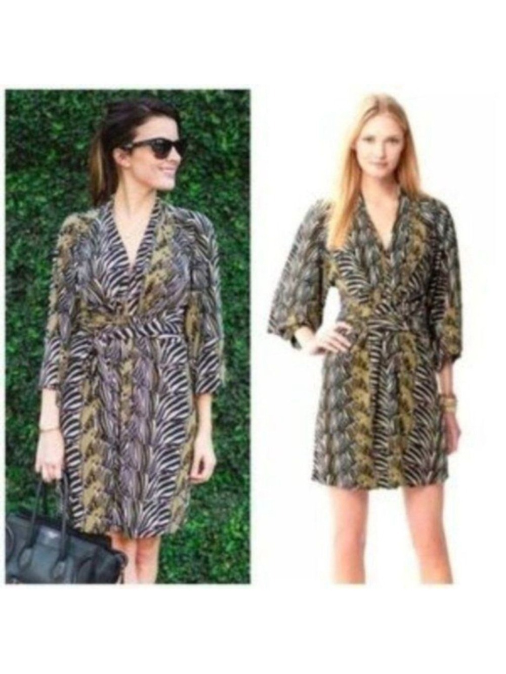 Banana Republic Issa Collection Zebra Dress 0